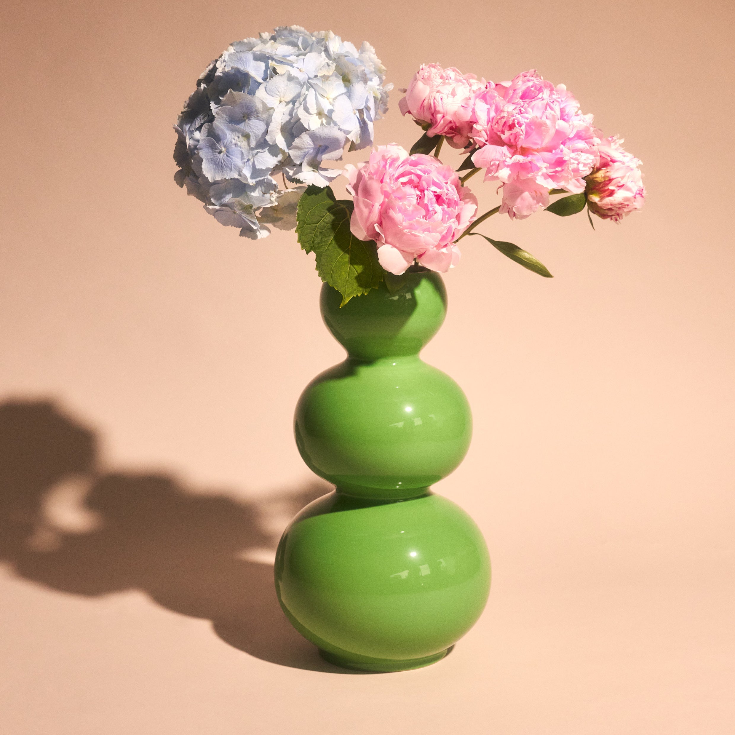 Acapulco Los Floreros Rumba vaso ceramica verde
