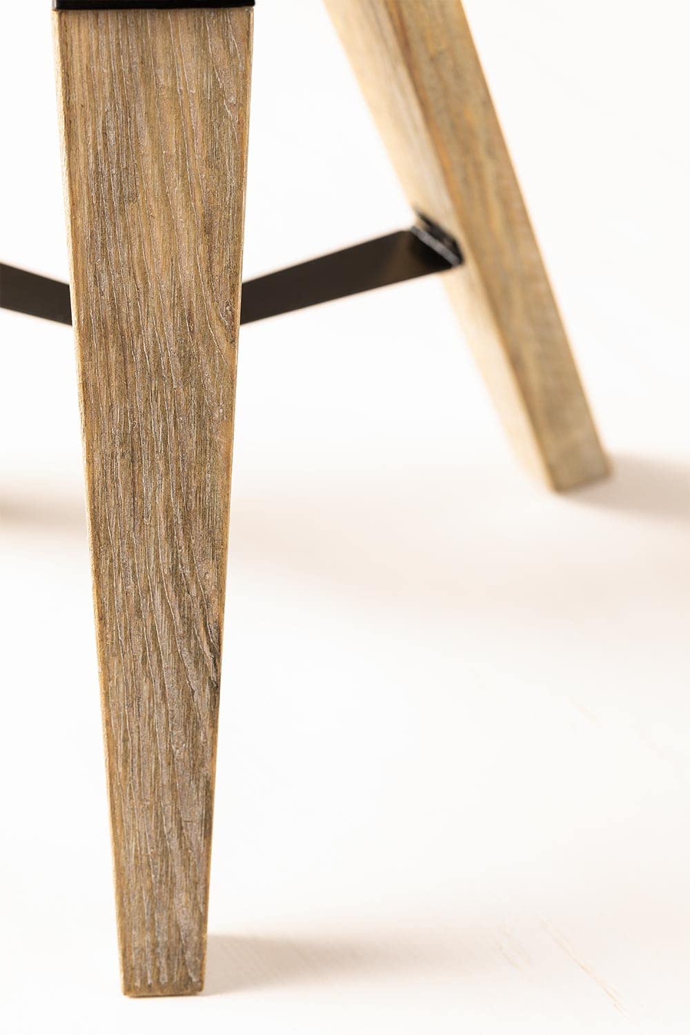 Sklum Cinne Treppiede lampada da tavolo legno nero E14