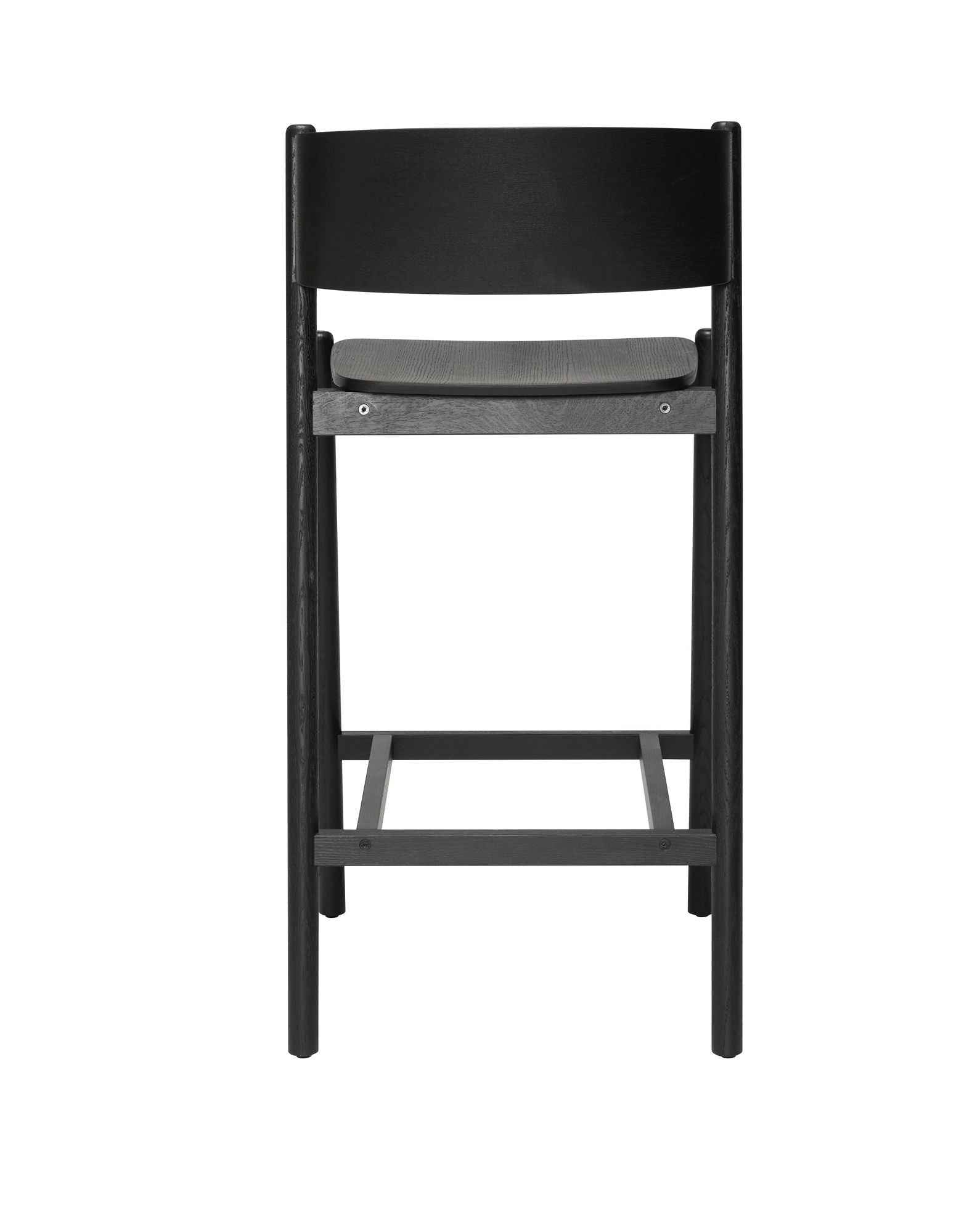 Bambua Oblique Bar Stool sgabello bar nero