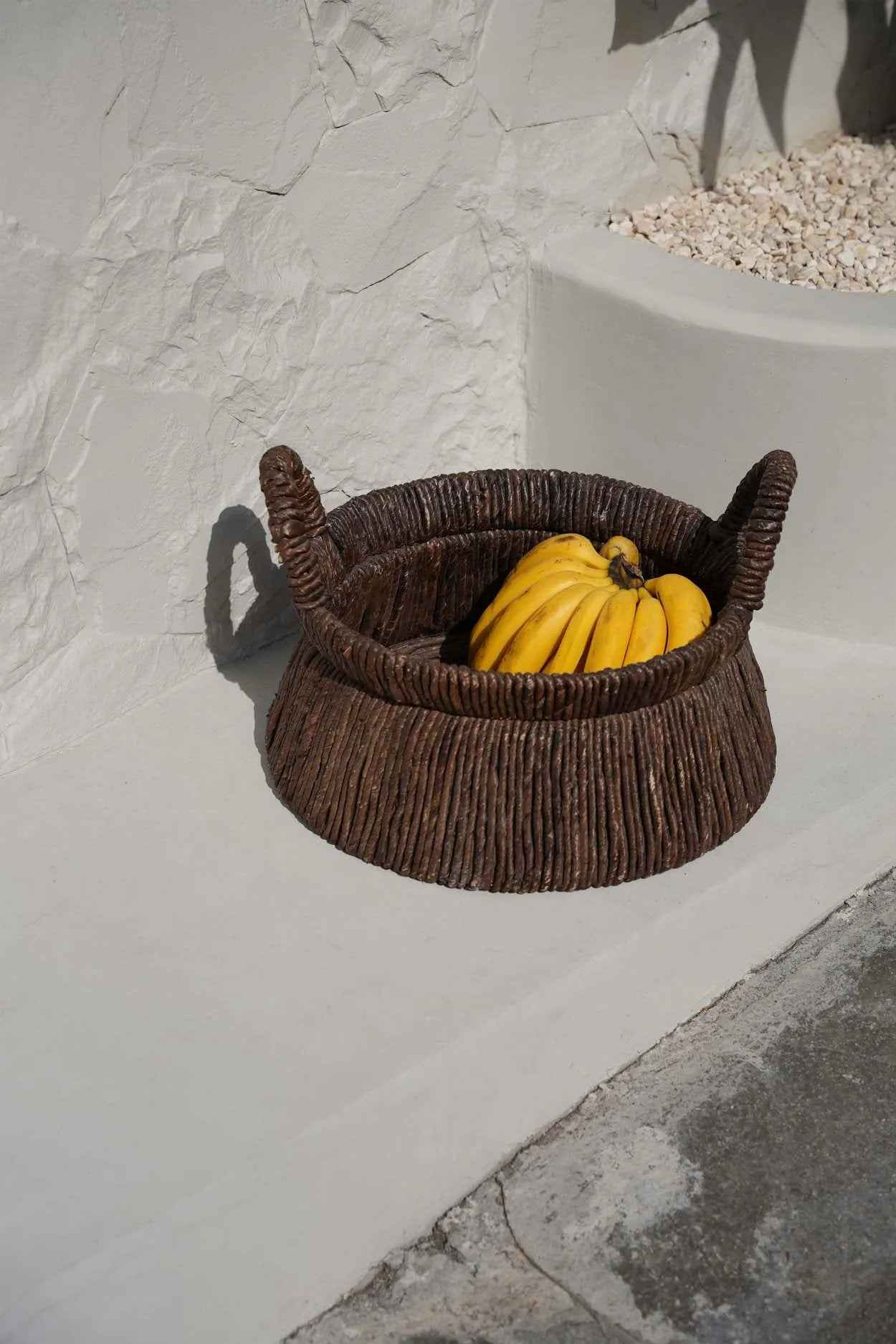 Bambua Chizara Cesto in Foglia di Banana