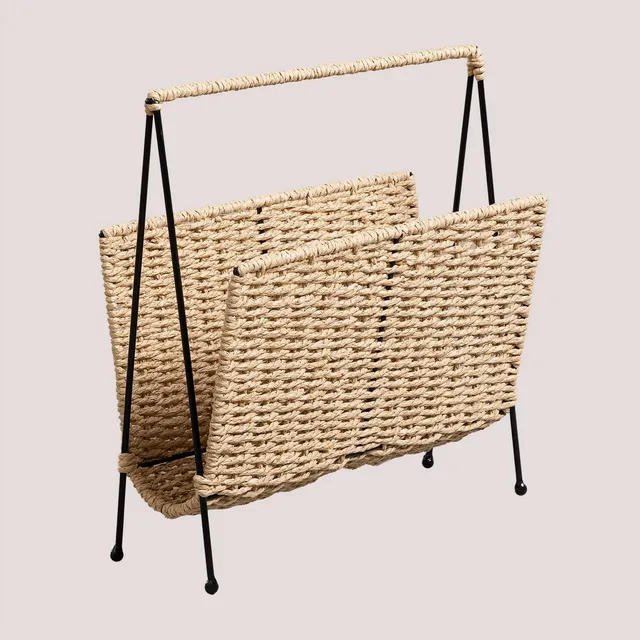Sklum Nerin portariviste in metallo e carta 35 cm