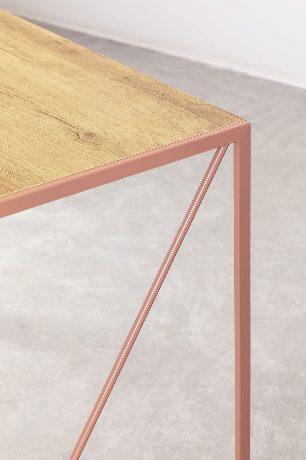 Sklum Andra Scrivania Pieghevole 100x50 cm in MDF e Metallo