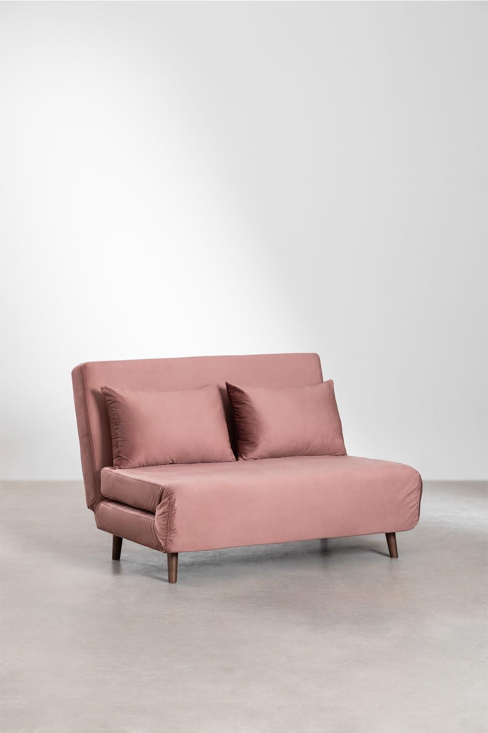 Sklum Elen divano letto 2 posti rosé velluto