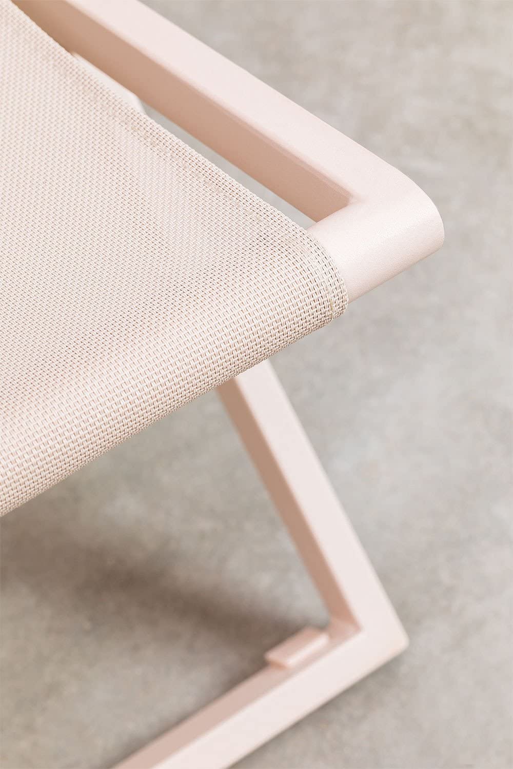 Sklum Jensy amaca pieghevole beige lino con cuscino
