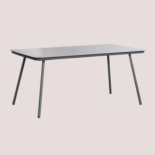 Sklum Arhiza Style tavolo giardino 160x90 cm antracite