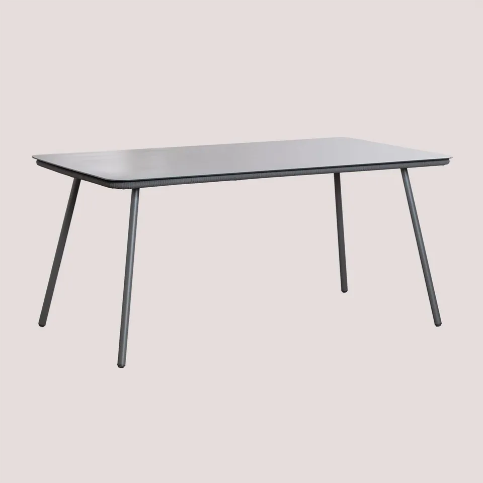Sklum Arhiza Style tavolo giardino 160x90 cm antracite