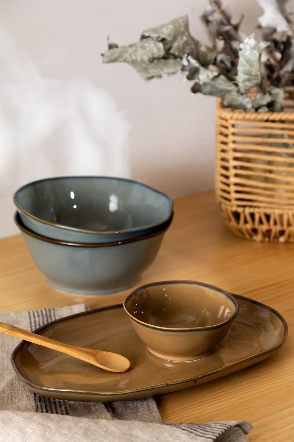 Sklum Biöh set antipasti 12 pezzi in ceramica