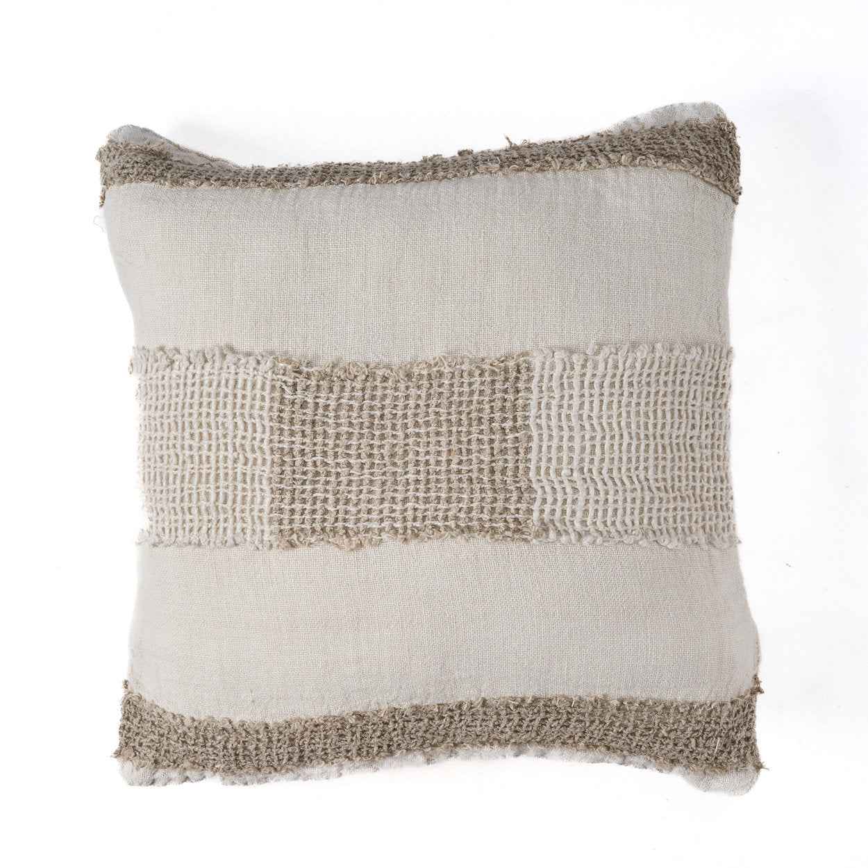 Bambua Linen Threads federa bianco naturale lino