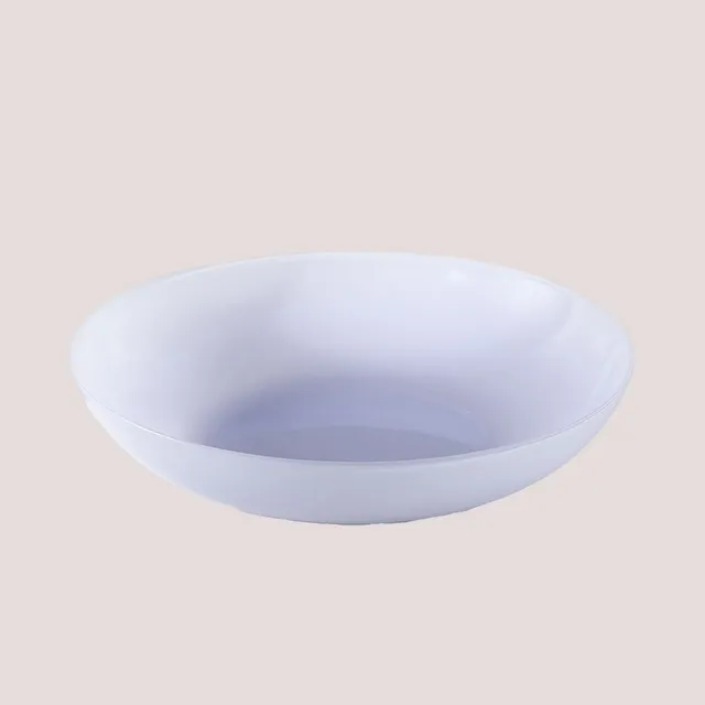 Sklum Ainara Mousse 4 piatti fondi blu lavanda vetro