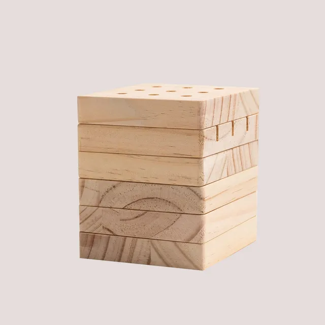 Sklum Nimes set organizer scrivania legno pino 6 pezzi