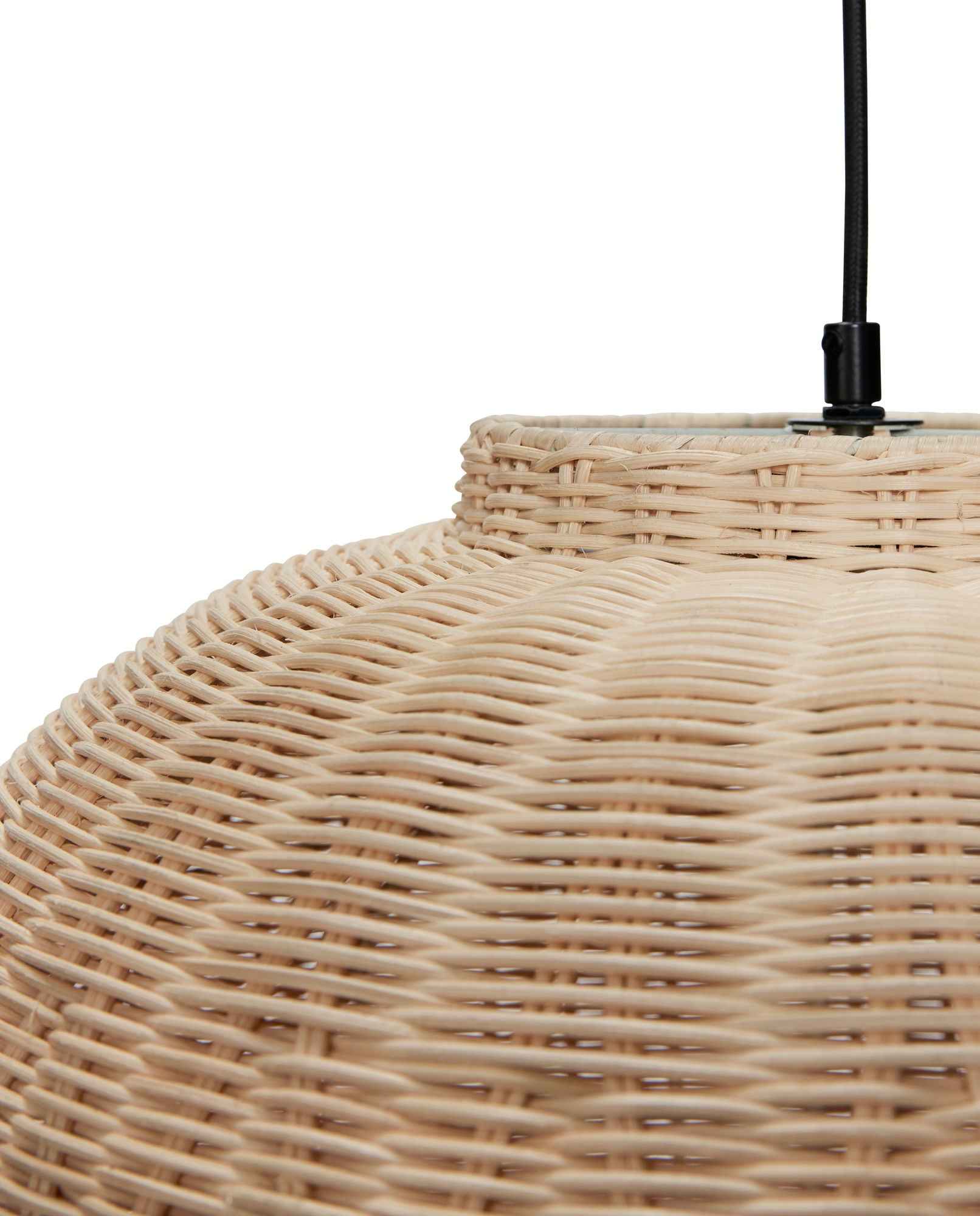 Bambua Chand lampada sospensione rattan naturale