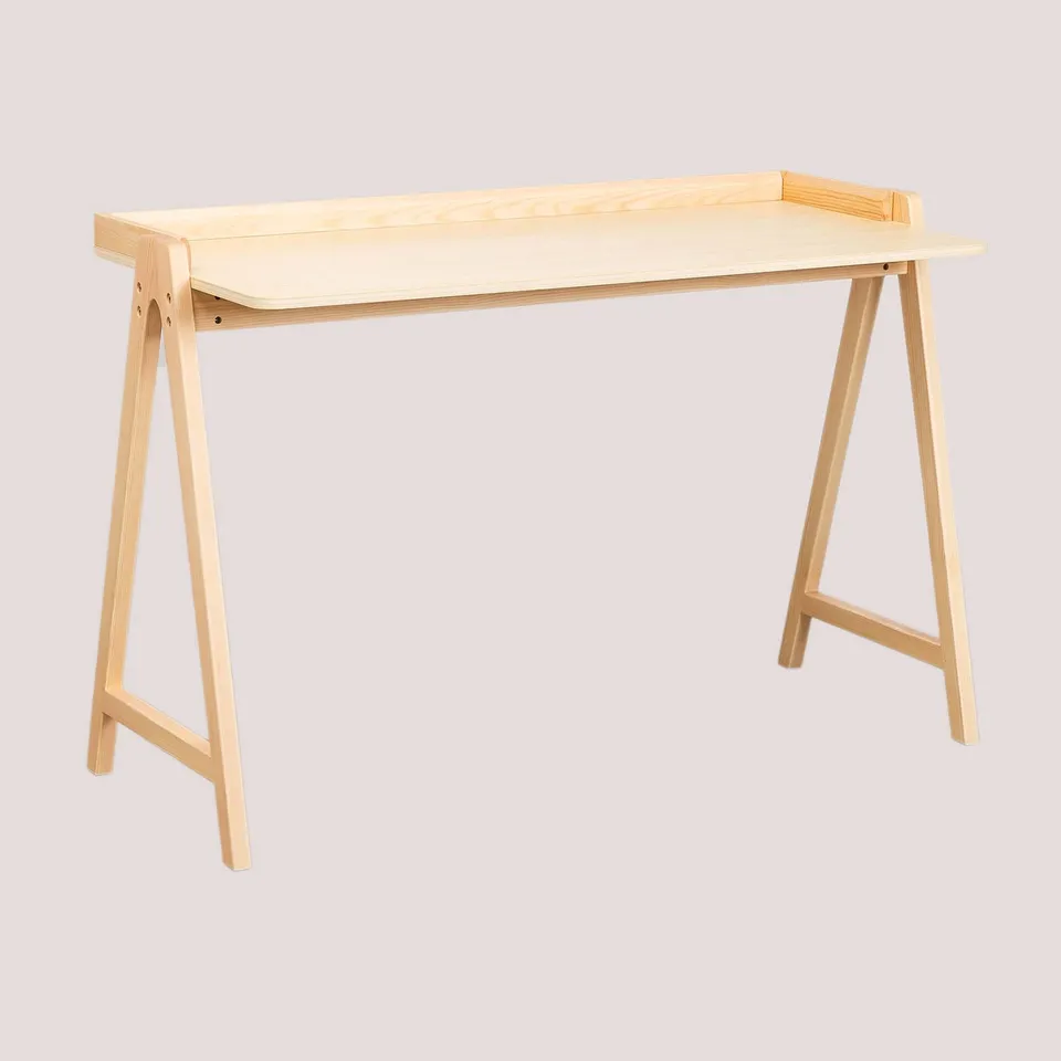 Sklum Kailo Style scrivania legno 123,5 cm gambe cavalletto