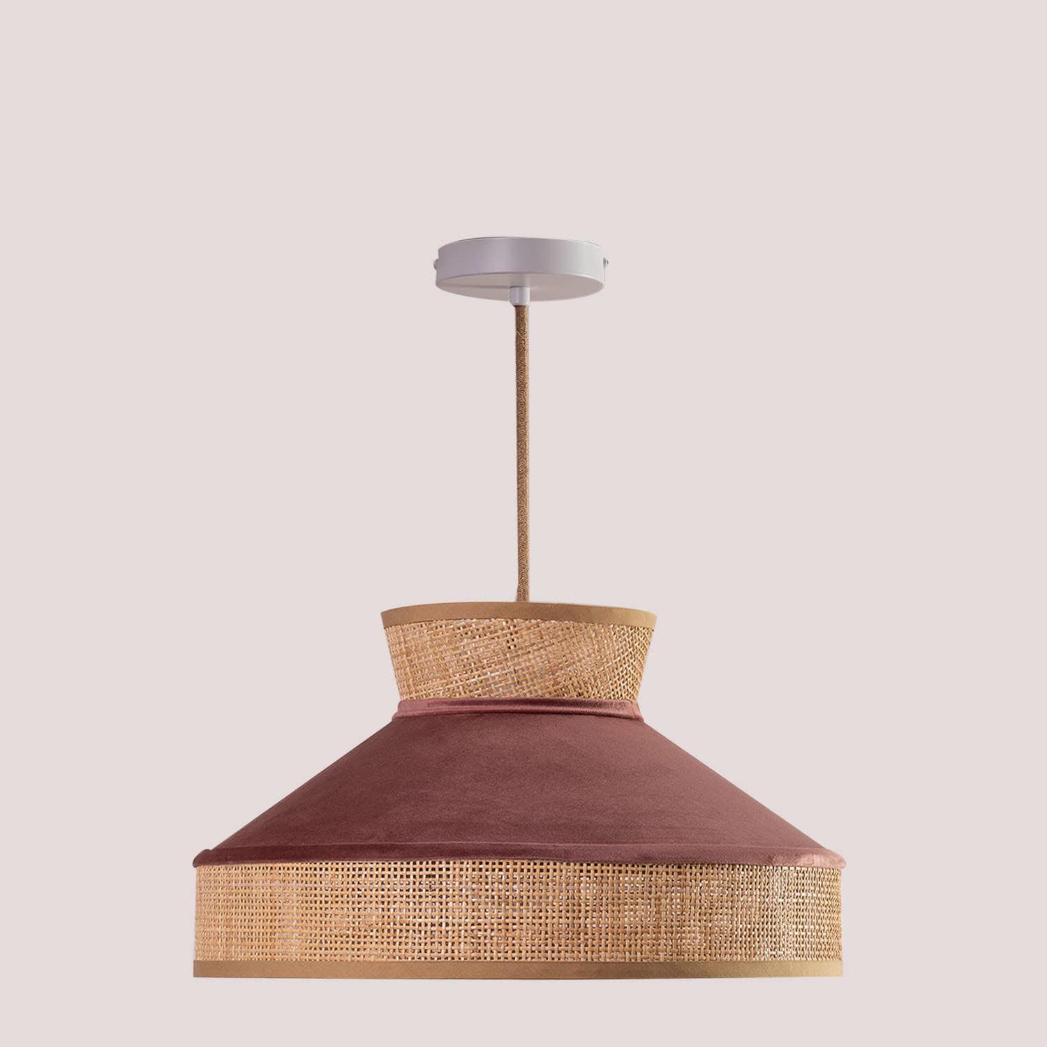 Sklum Xanti lampada soffitto velluto viola grape