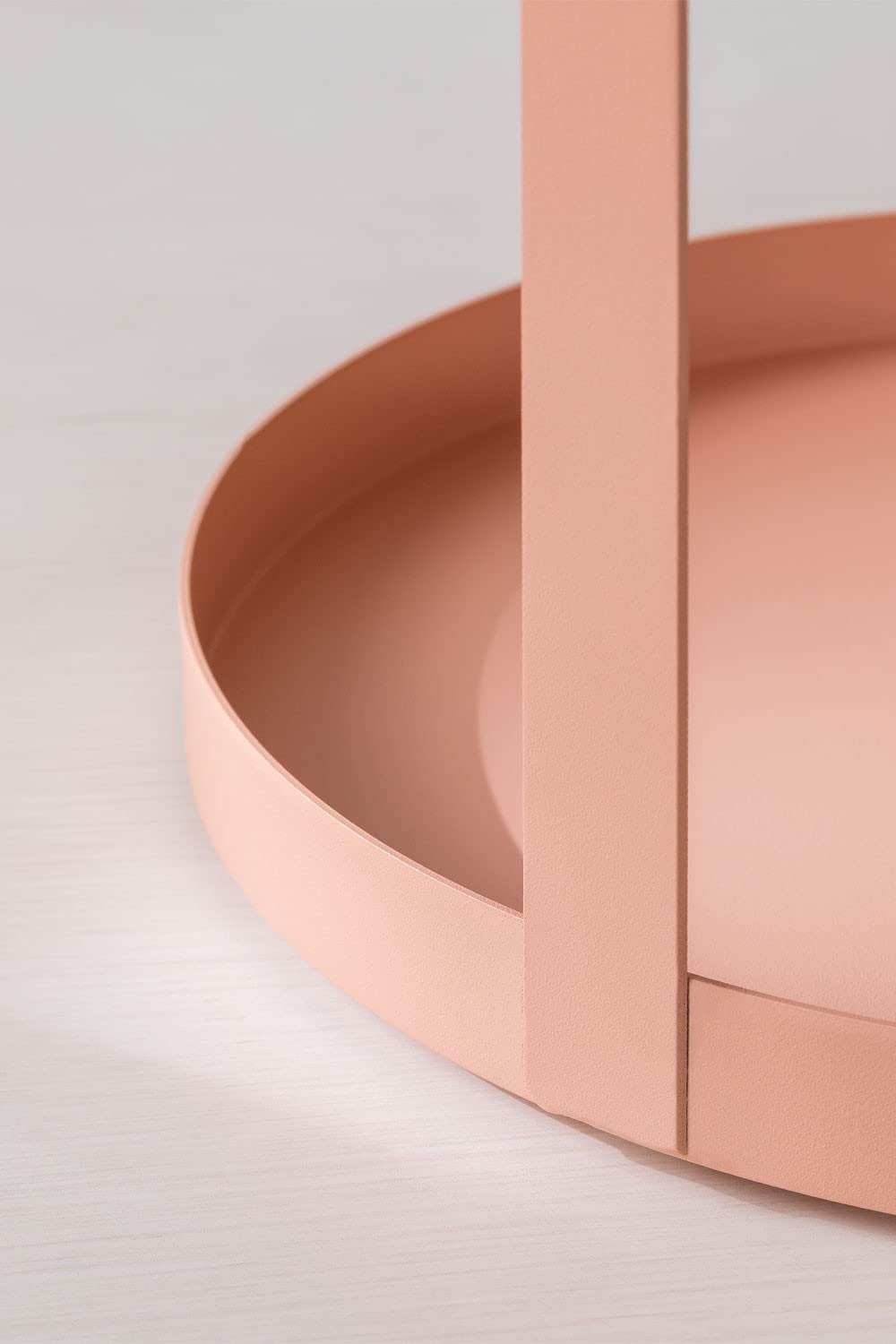 Sklum Chell vassoio decorativo acciaio rosa Ø25 cm