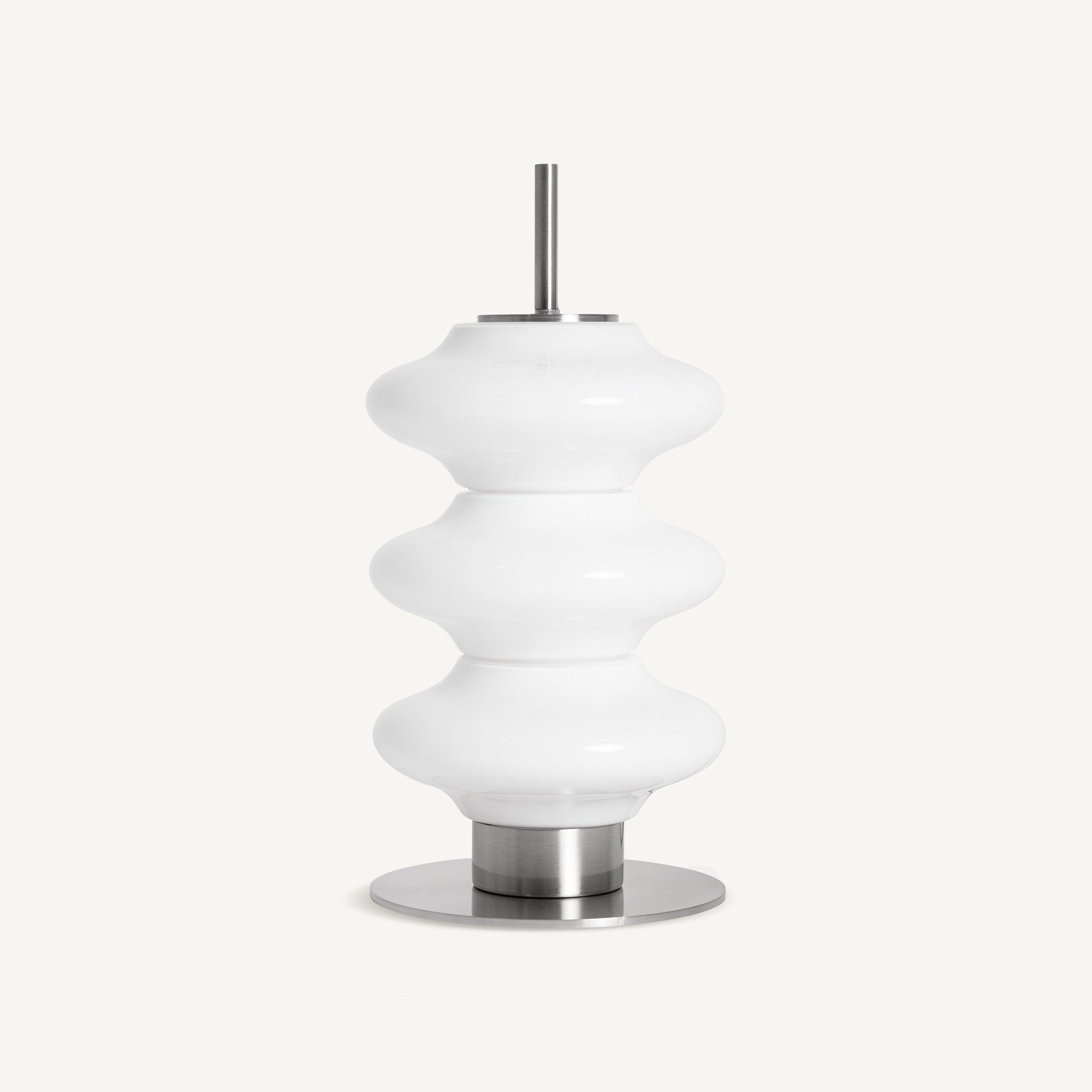 Bambua Tiare lampada da tavolo vetro bianco 3 sfere