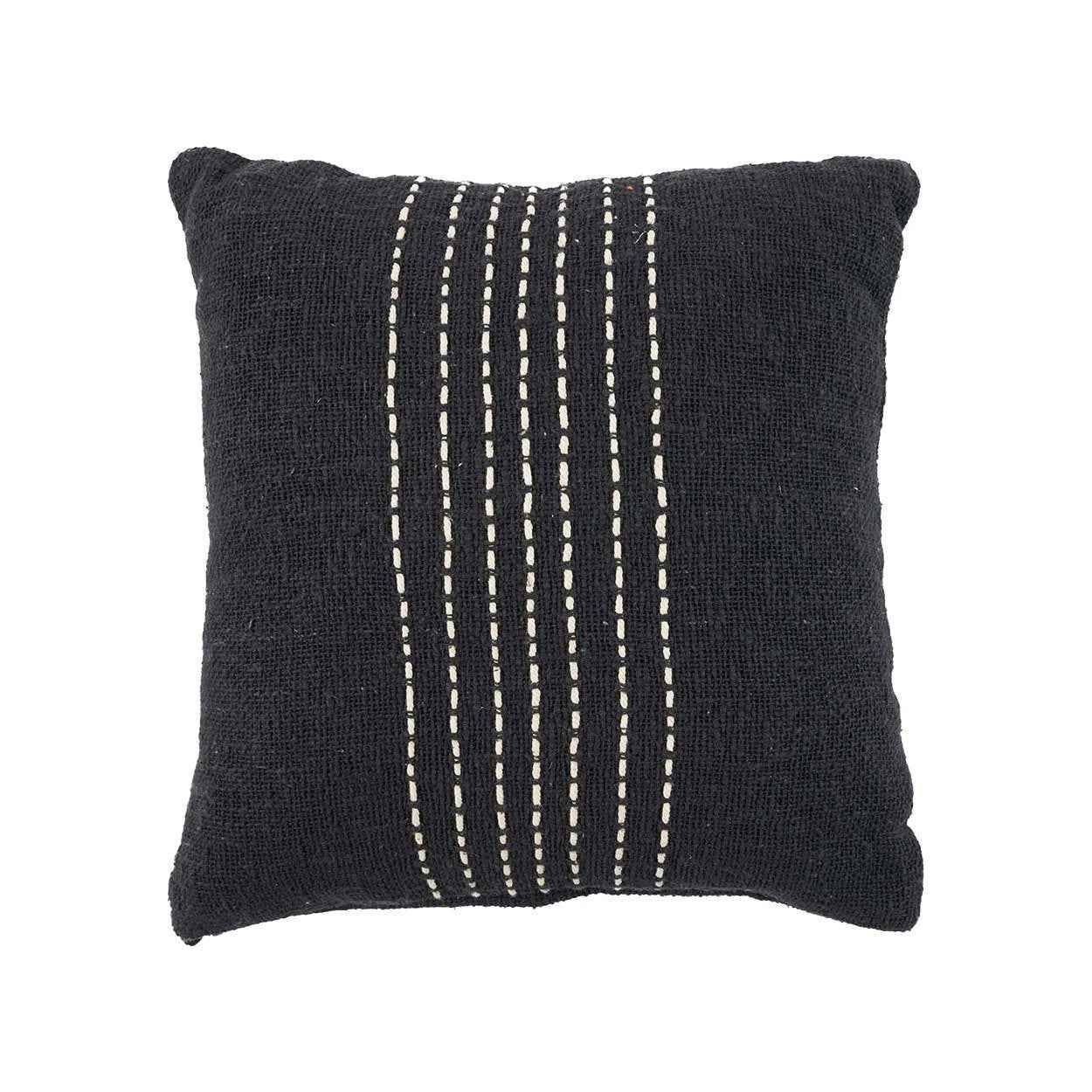 Bambua Drizle Federa Cuscino Nero