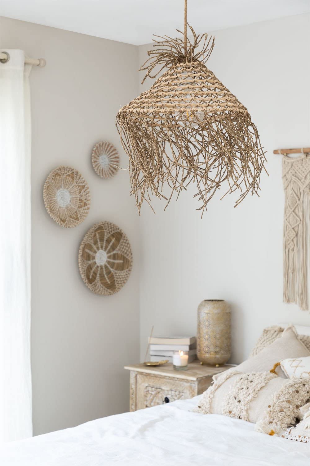 Sklum Beyker Lampada da Soffitto in Juta Ø40 cm