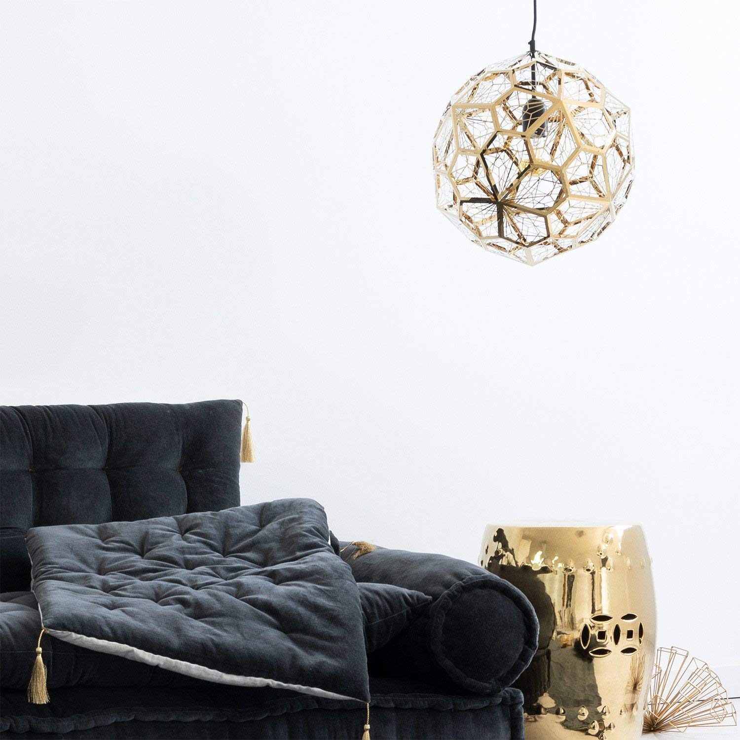 Sklum Diamond lampadario oro Ø40 cm acciaio inox