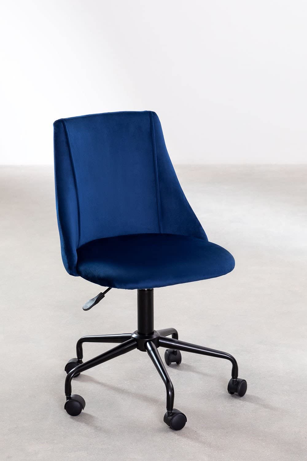 Sklum Garbys sedia da ufficio blu velluto