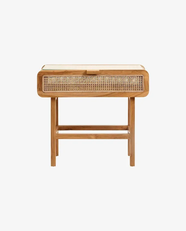 Bambua Merge consolle naturale in rattan