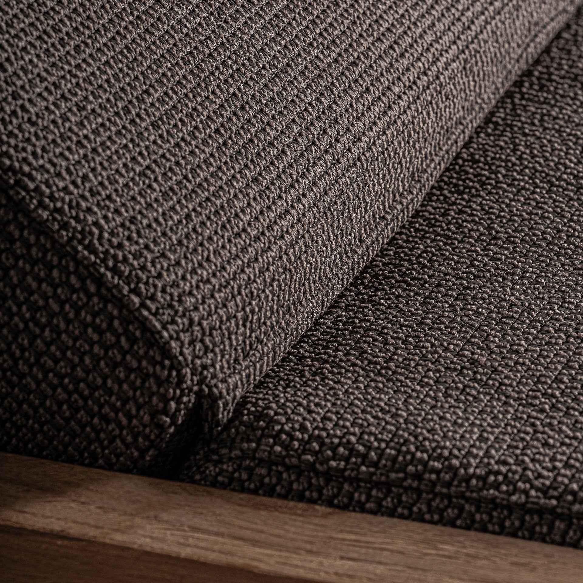 Bambua Corba lettino prendisole in teak tortora
