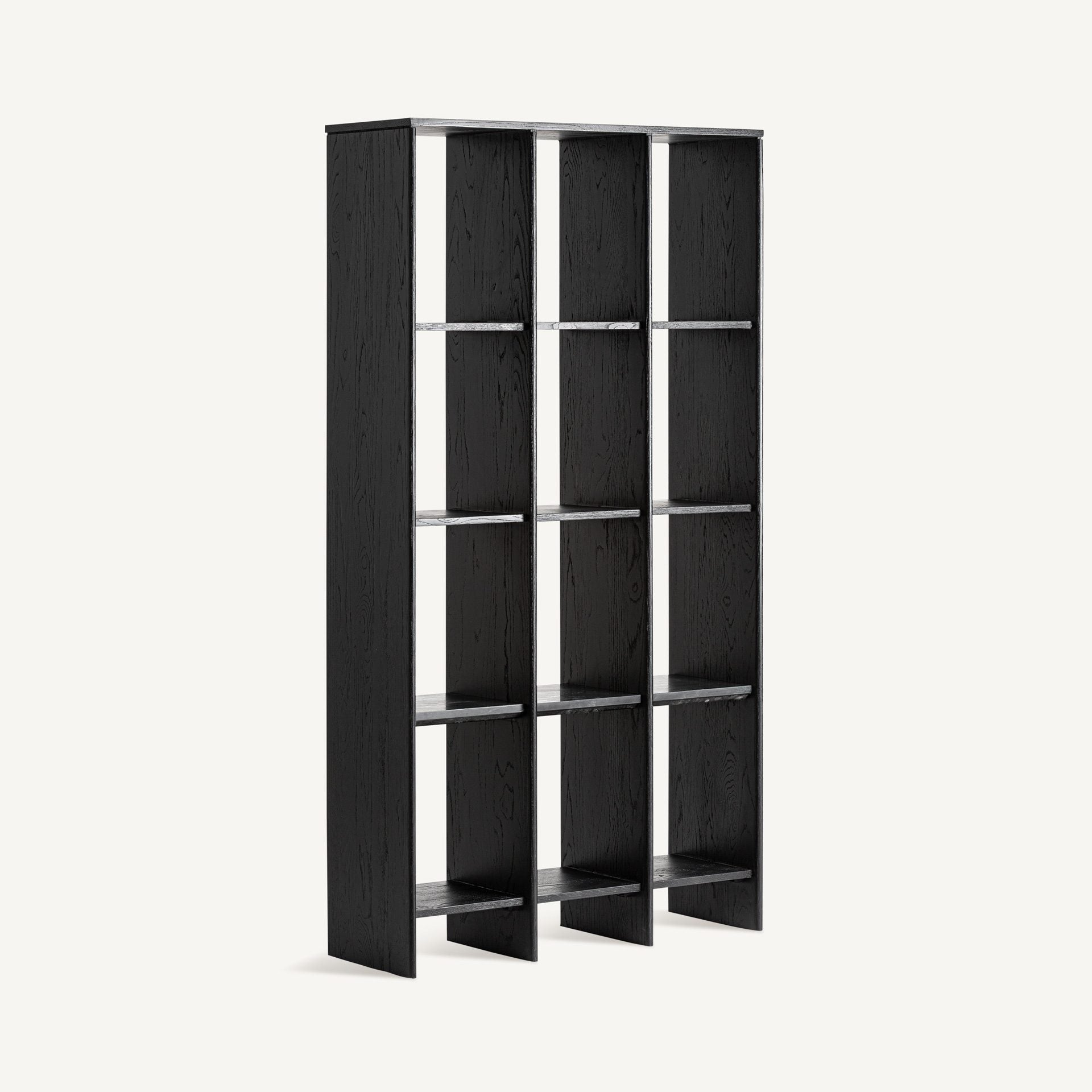 Bambua Nara libreria rovere nero marmo