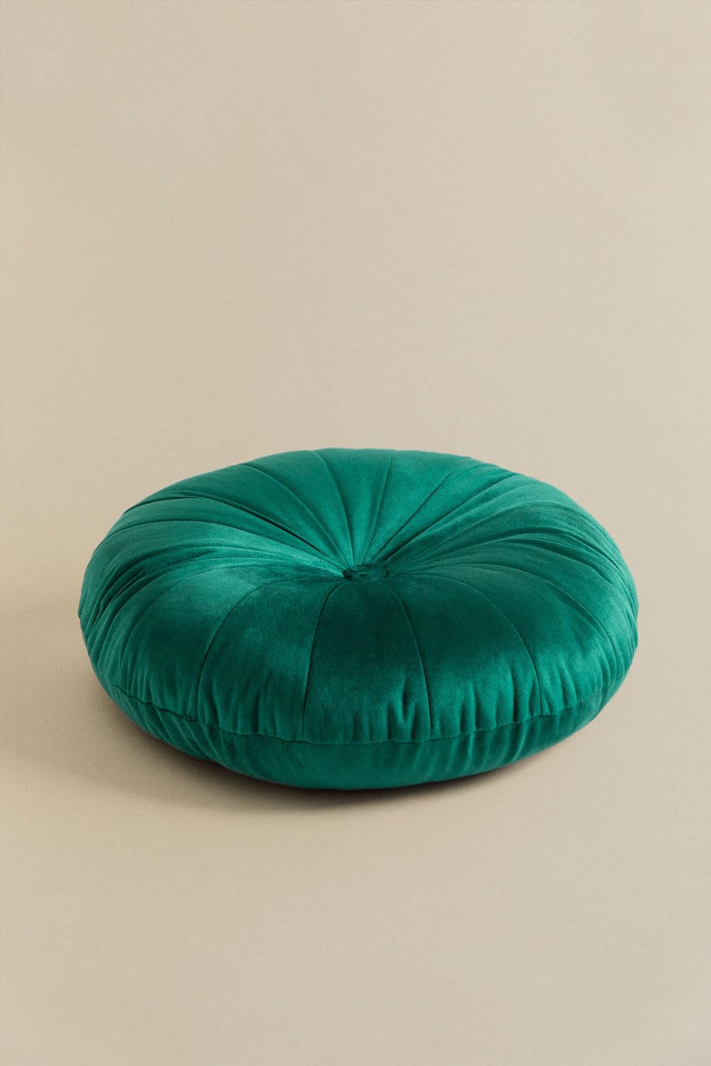 Sklum Kumba Cuscino Rotondo Ø38 cm Verde Jungle Velluto