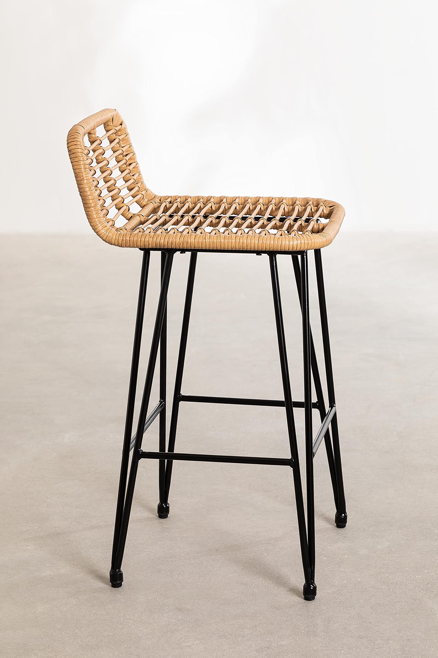 Sklum Meibel sgabello alto giardino rattan 85,5 cm