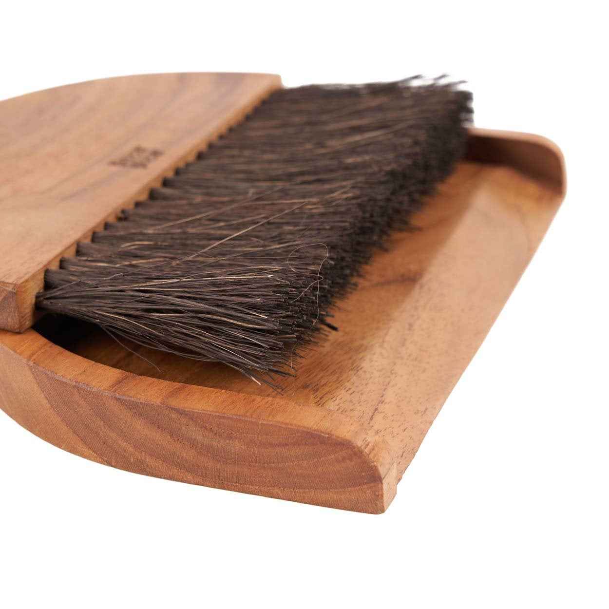 Bambua Haya scopa naturale legno teak tavola