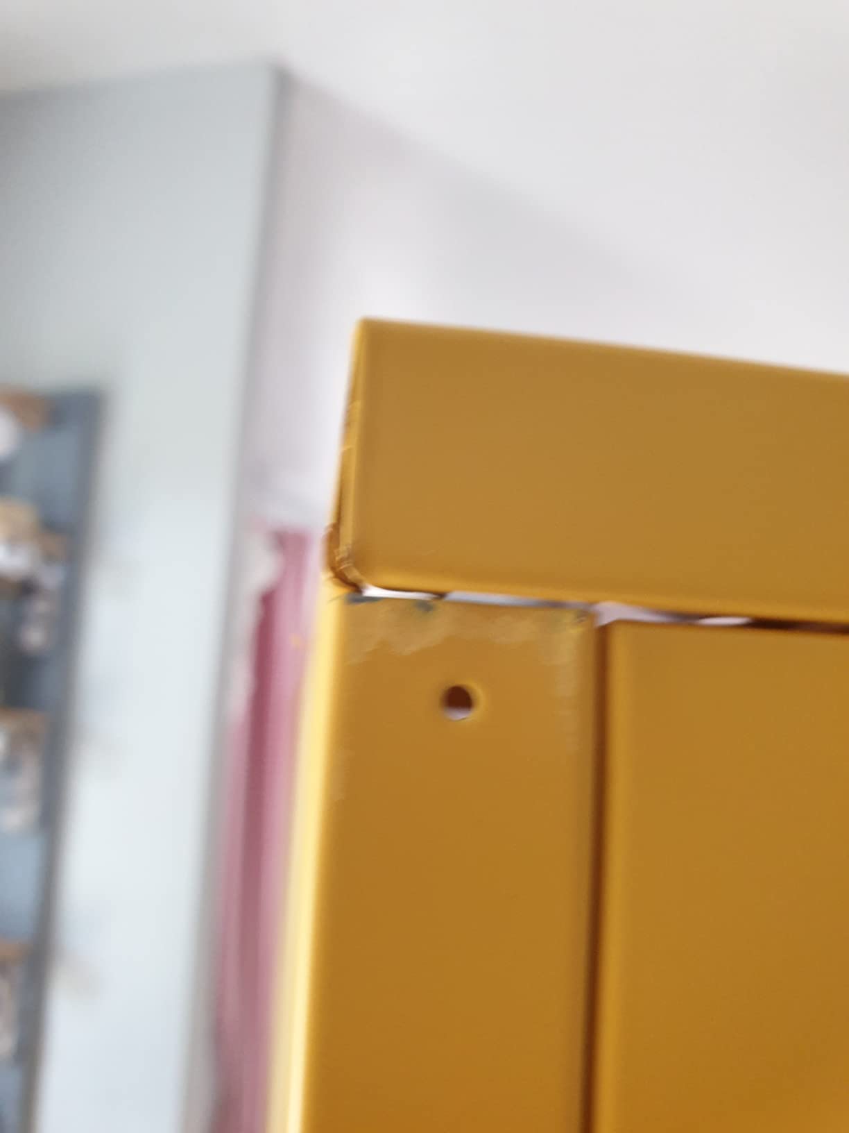 Sklum Pohpli Armadio Metallo 2 Ante Giallo Curry