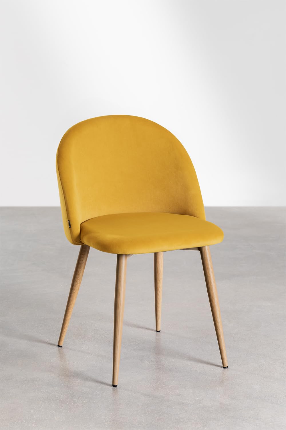 Sklum Kana set 4 sedie sala velluto imbottite
