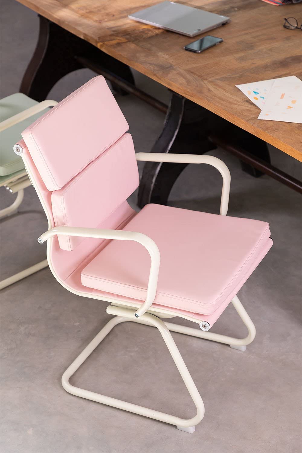 Sklum Careys Colors sedia ufficio con braccioli ecopelle ergonomica
