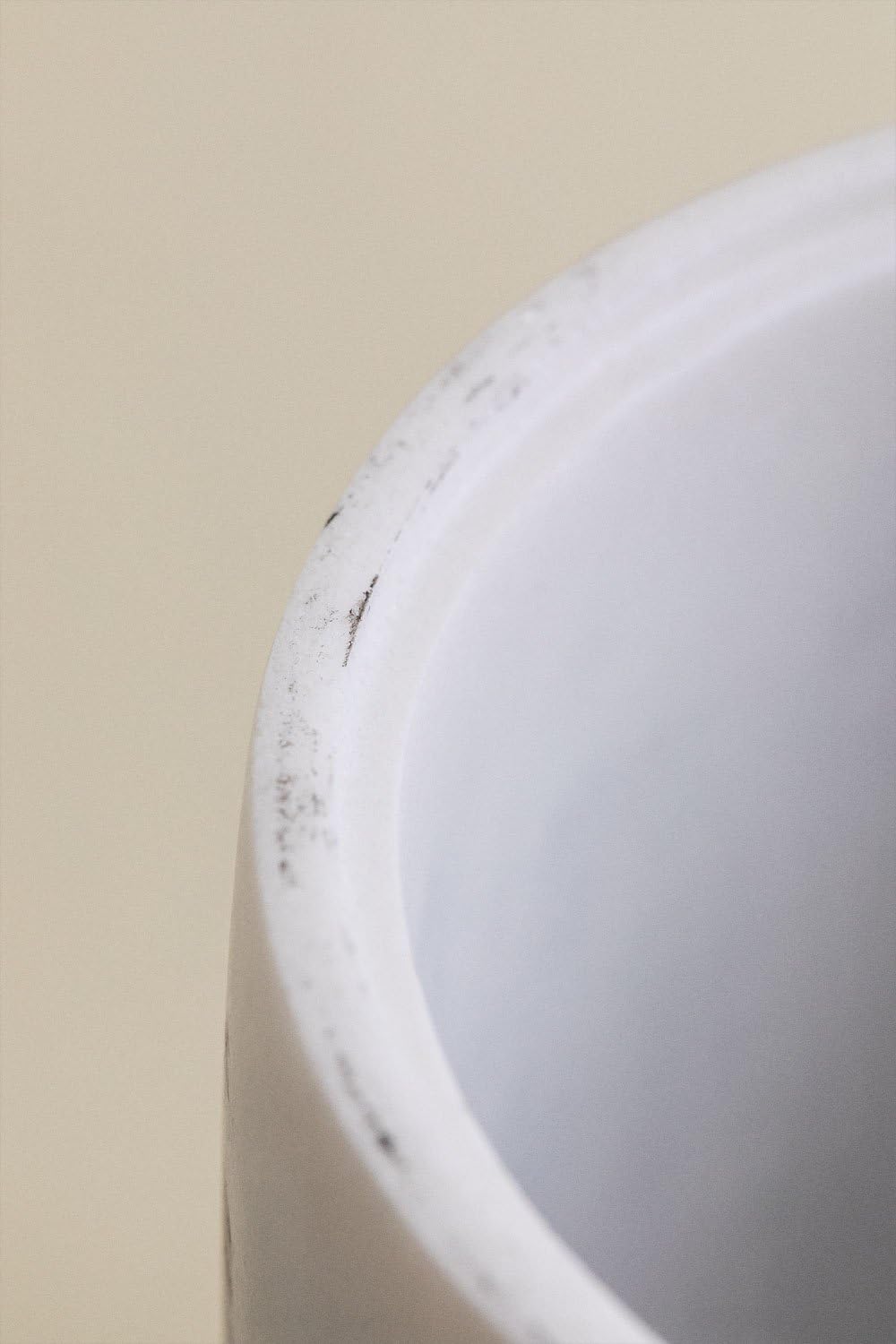 Sklum Yaele barattolo bagno bianco effetto marmo