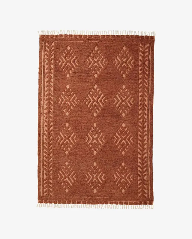 Bambua Marla tappeto lana 200x290 ruggine