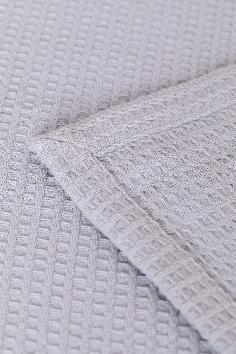 Sklum Bimba coperta cotone waffle 243x223 grigio chiaro