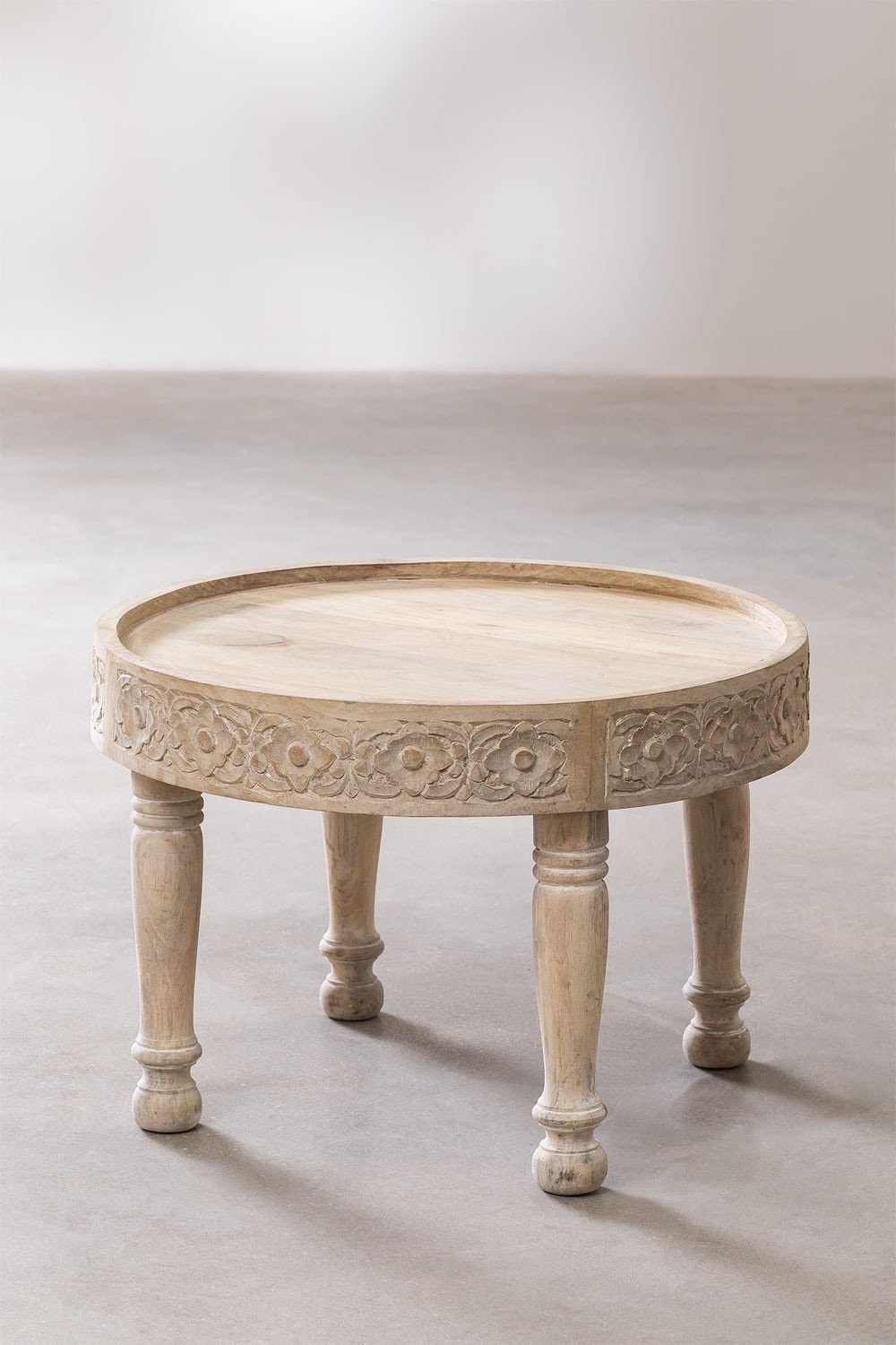 Sklum Jaryel tavolino rotondo legno mango 59,5 cm