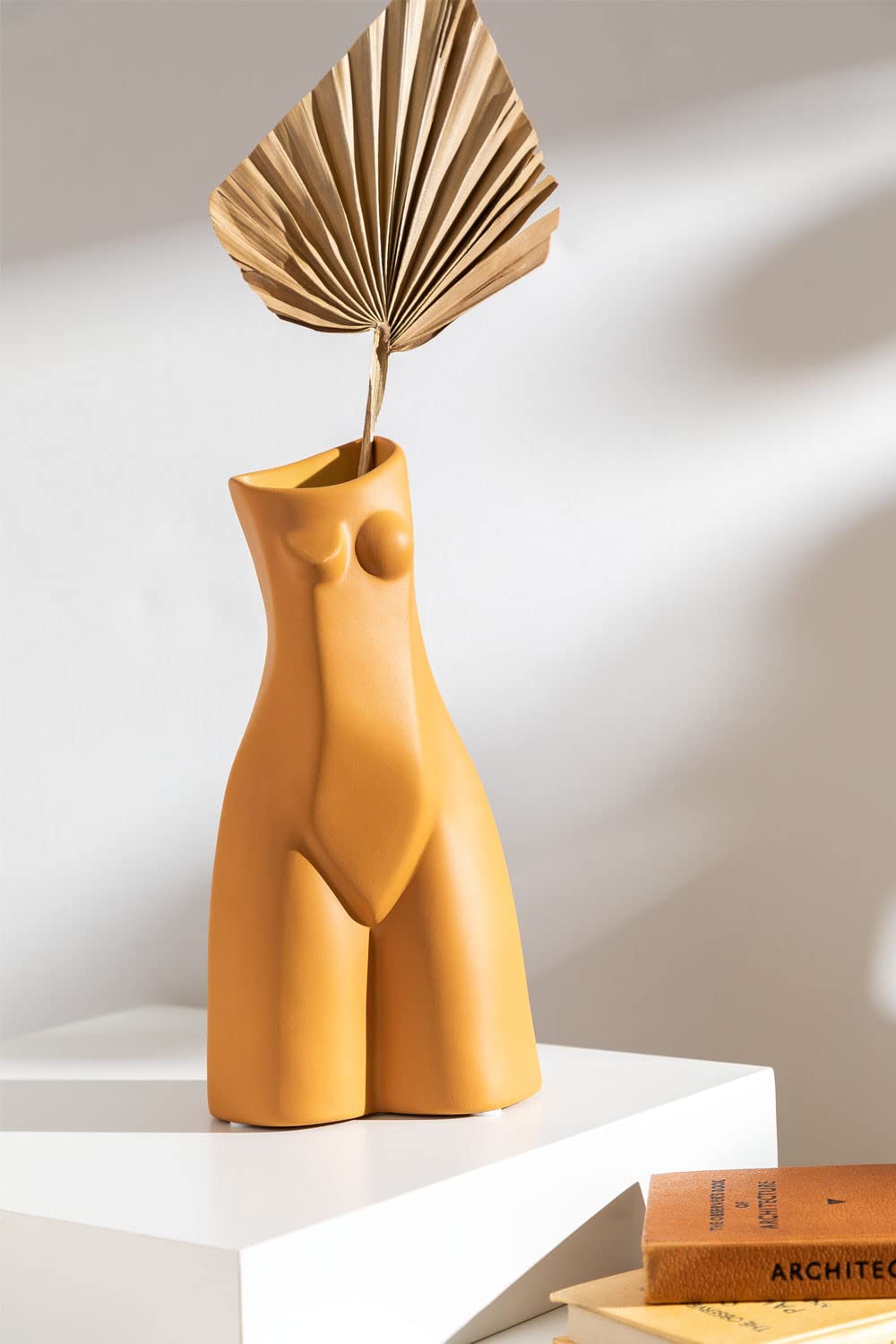 Sklum Josefine Vaso Ceramica 22 cm Mostarda