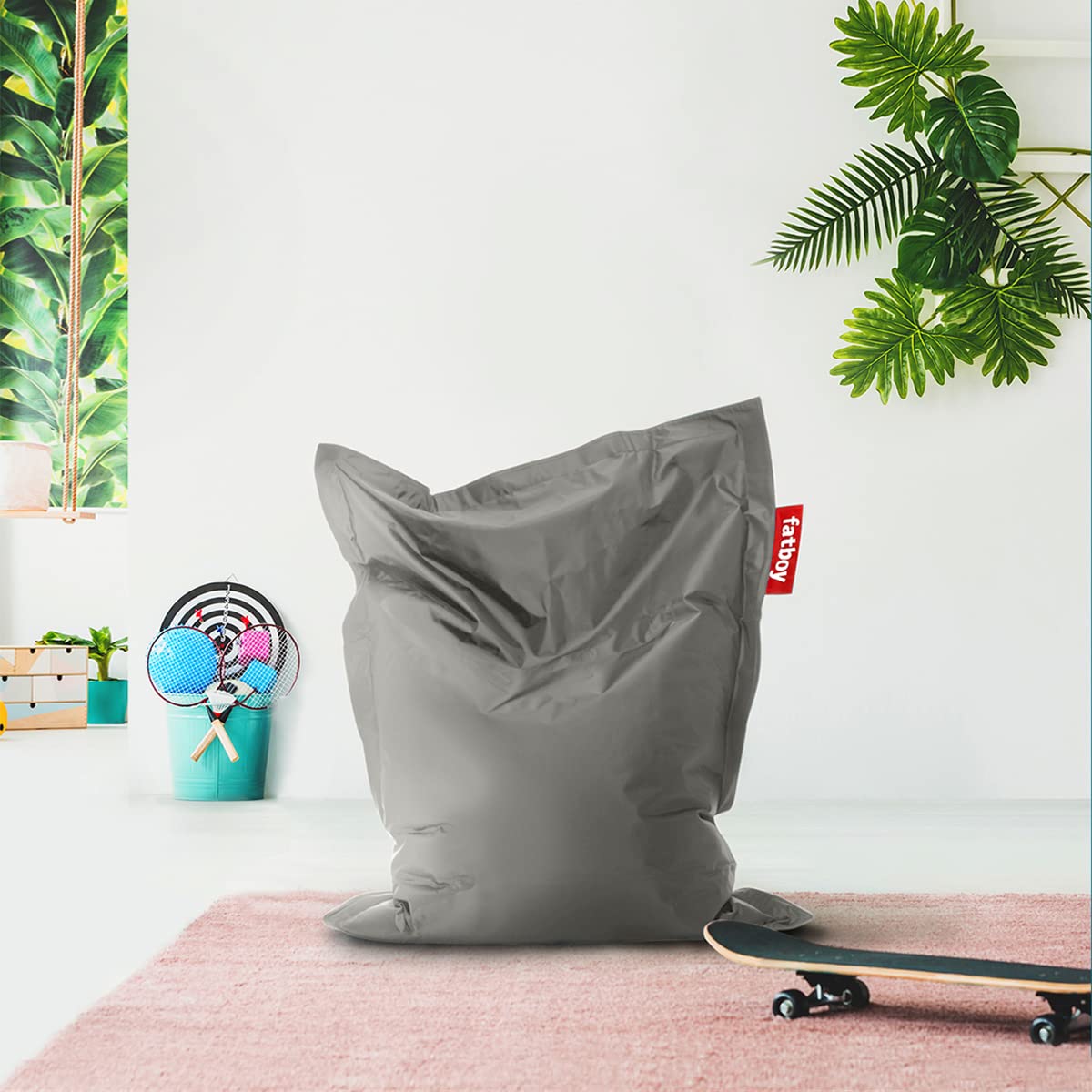 Fatboy Original pouf sacco bambini argento lavabile