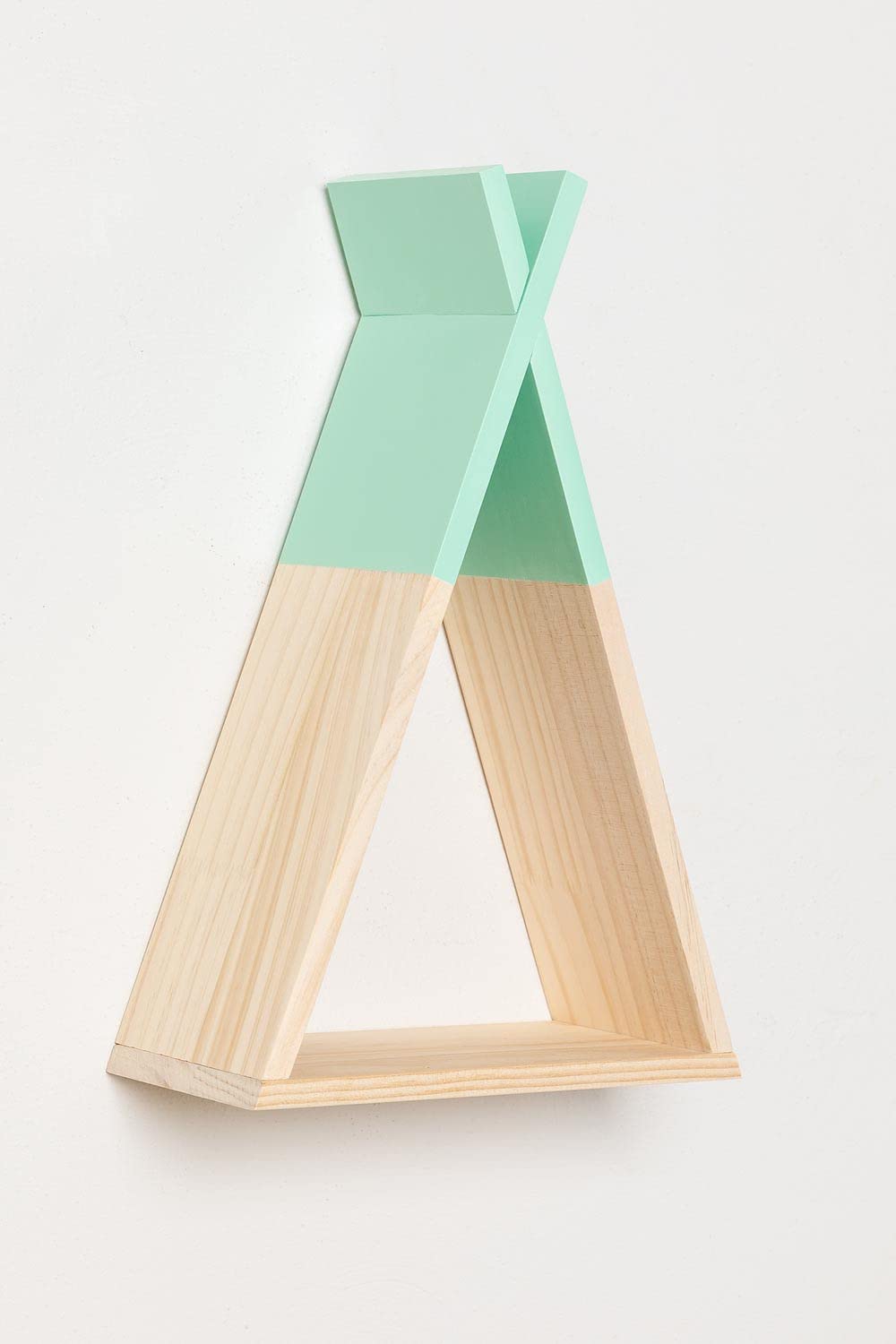 Sklum Sius Kids mensola da parete legno pino verde menta