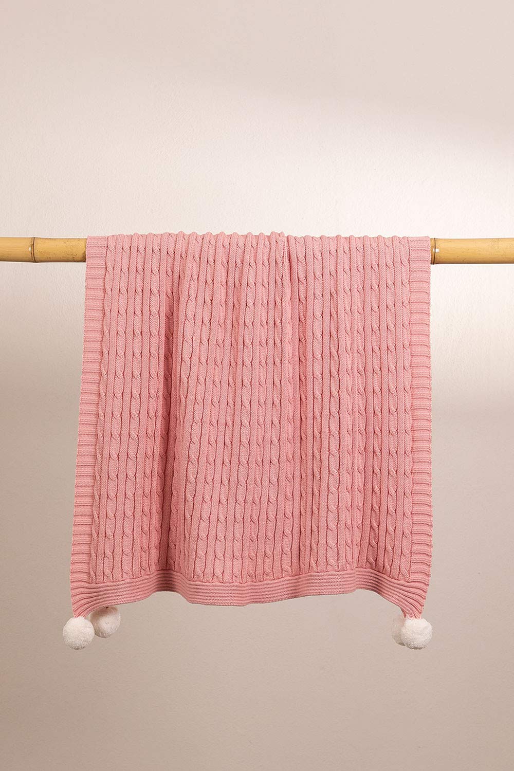 Sklum Benys Kids coperta in cotone rosa 80x100