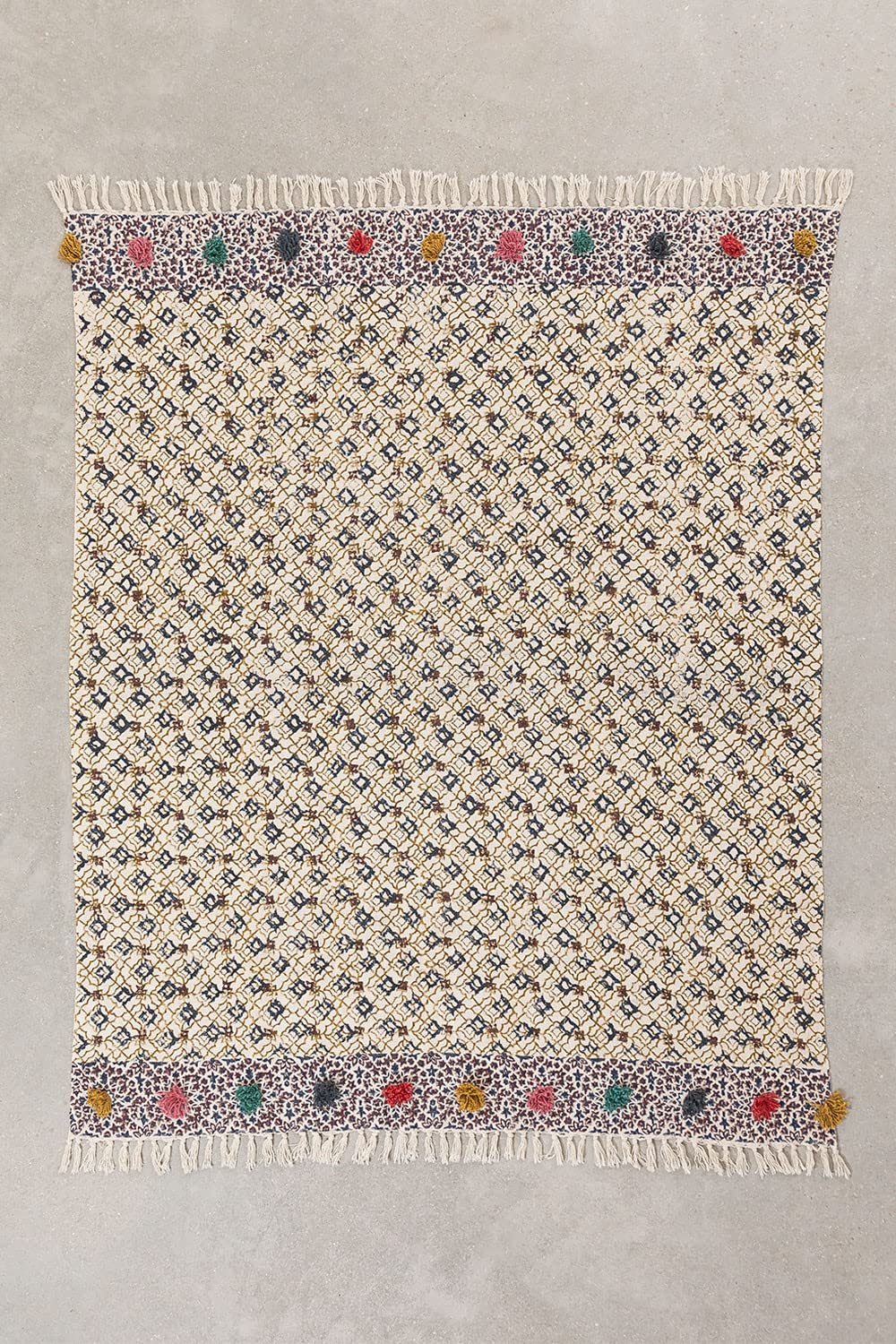 Sklum Tenesi coperta plaid in cotone 140x151 cm