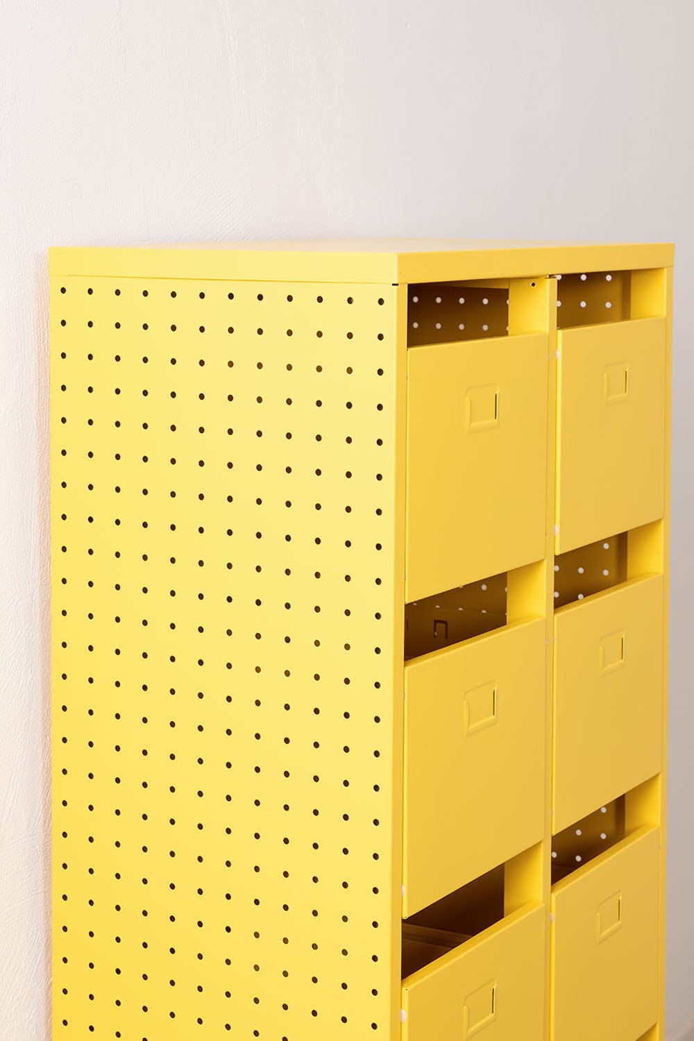 Sklum Abël cassettiera 8 cassetti acciaio 50x30 cm industriale