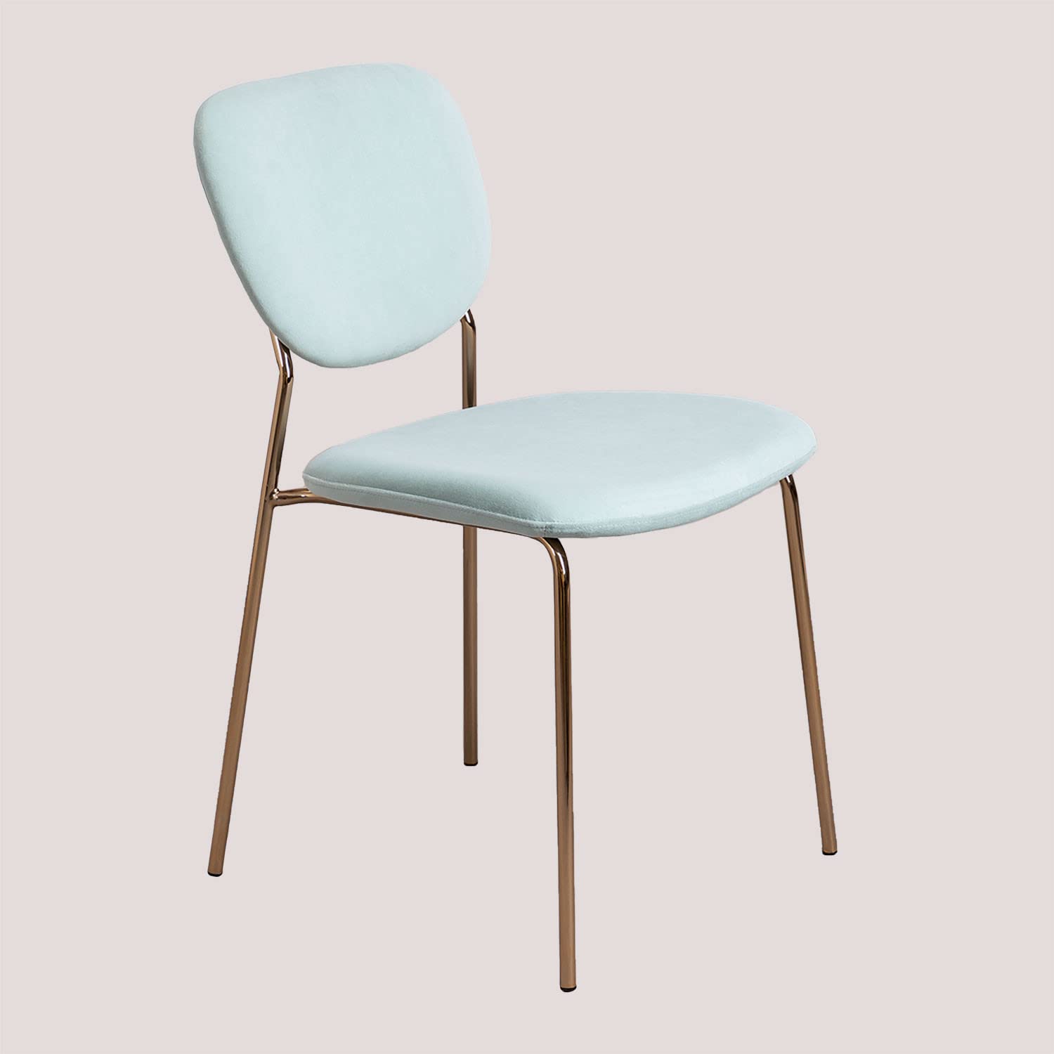 Sklum Taris sedia da pranzo in velluto Iceberg oro