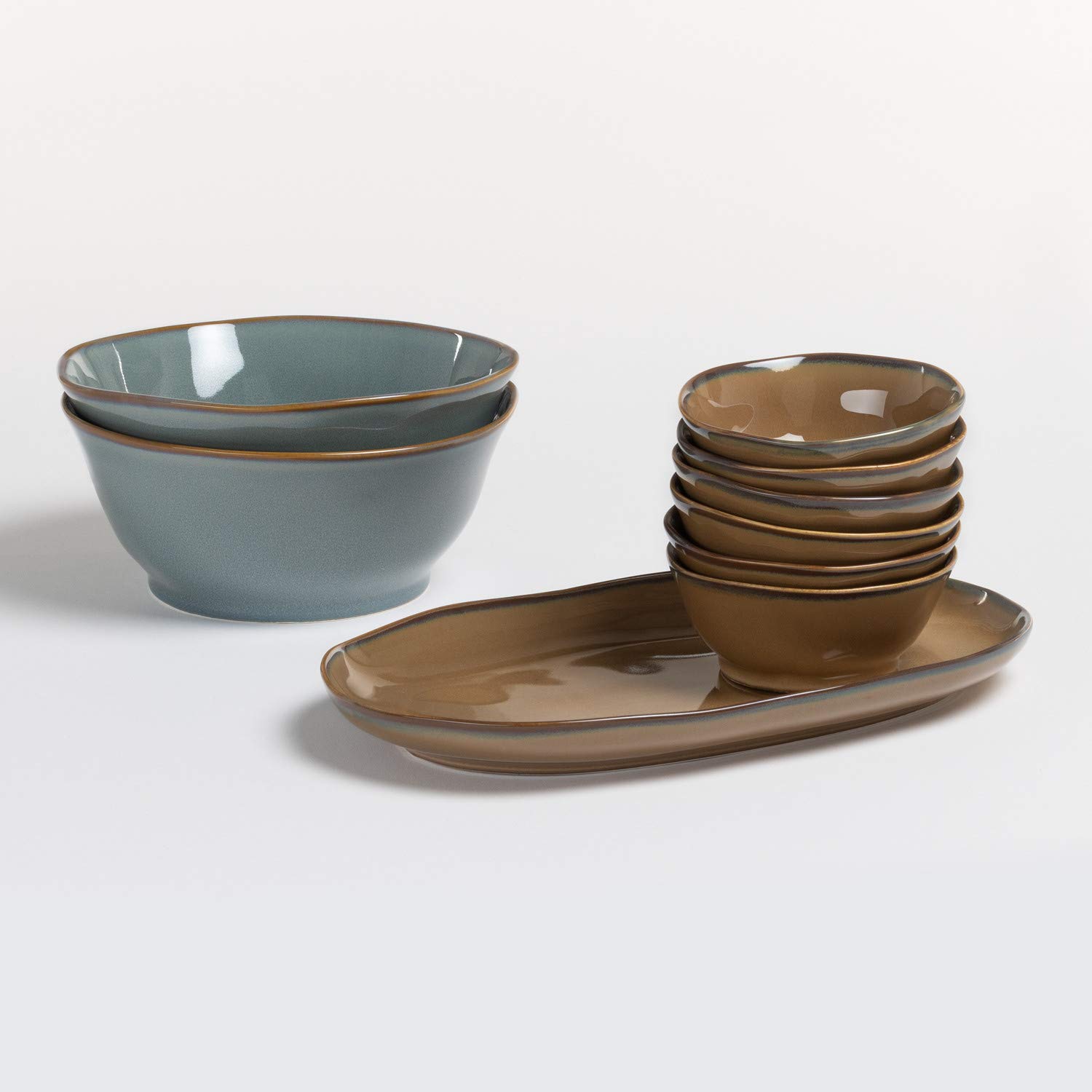 Sklum Biöh set antipasti 12 pezzi in ceramica