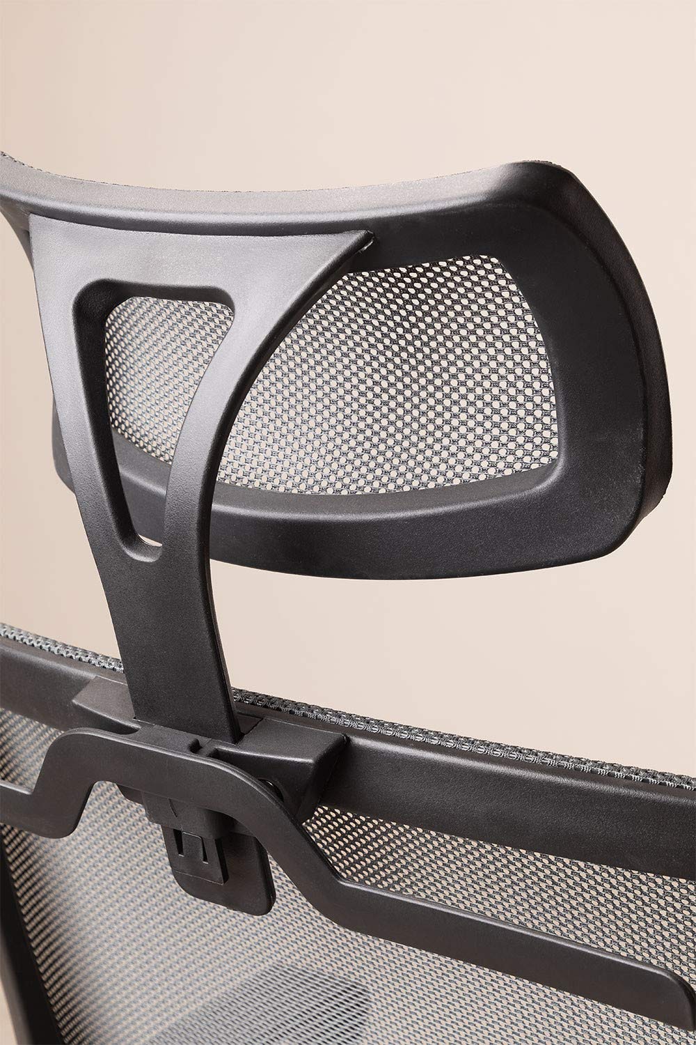 Sklum Teill Black Sedia Ufficio con Ruote Poggiatesta