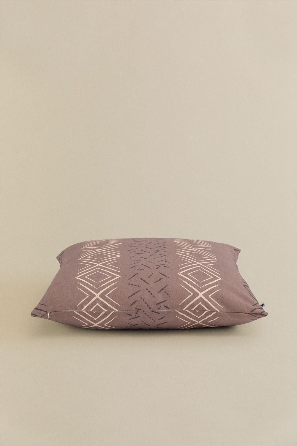 Sklum Tadjou Style federa cuscino 60x60 marrone moka cotone