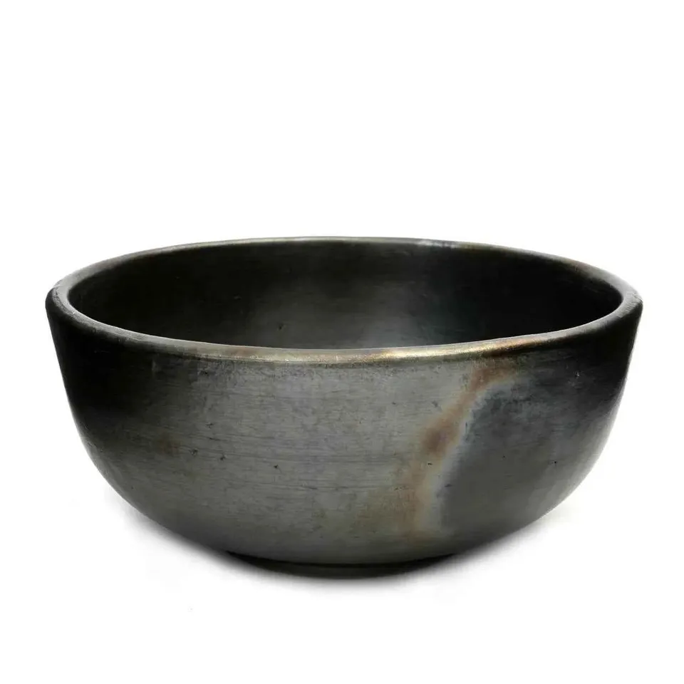 Bambua The Burned Bowl ciotola nera L terracotta