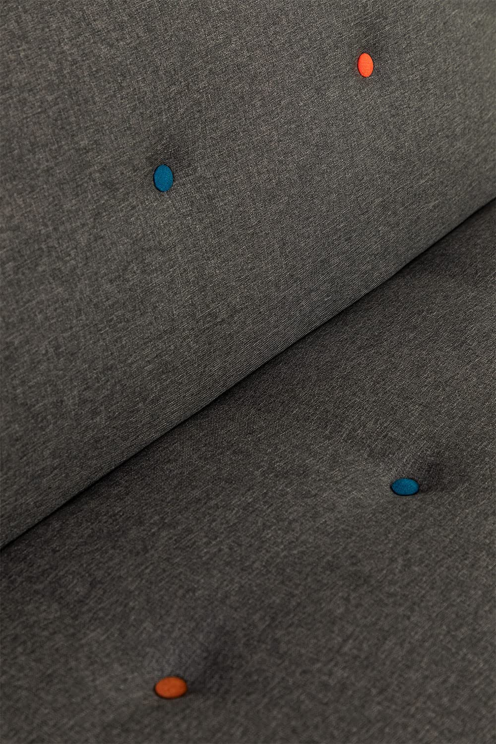 Sklum Orbun Colors divano letto 3 posti grigio antracite lino