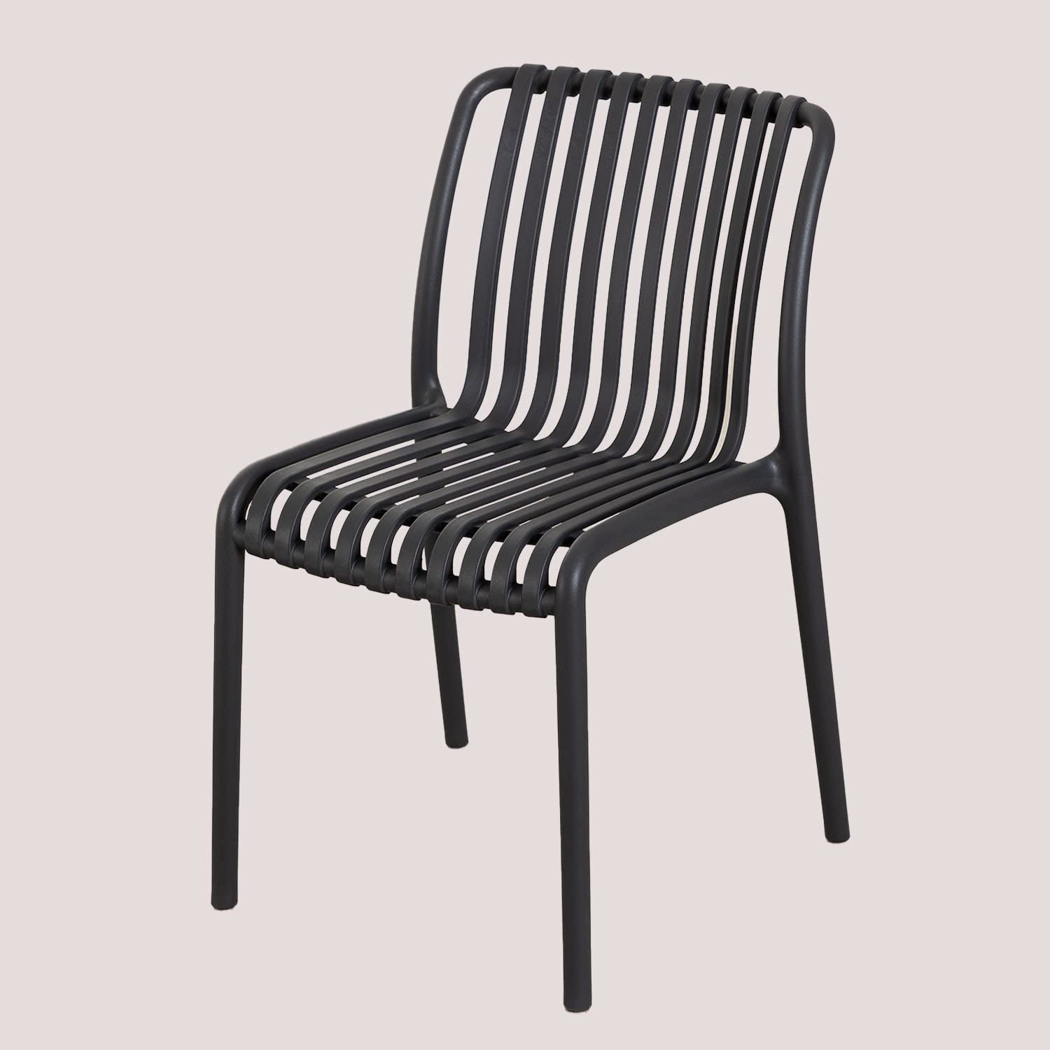 Sklum Wendell Style sedia da giardino grigio grafite impilabile