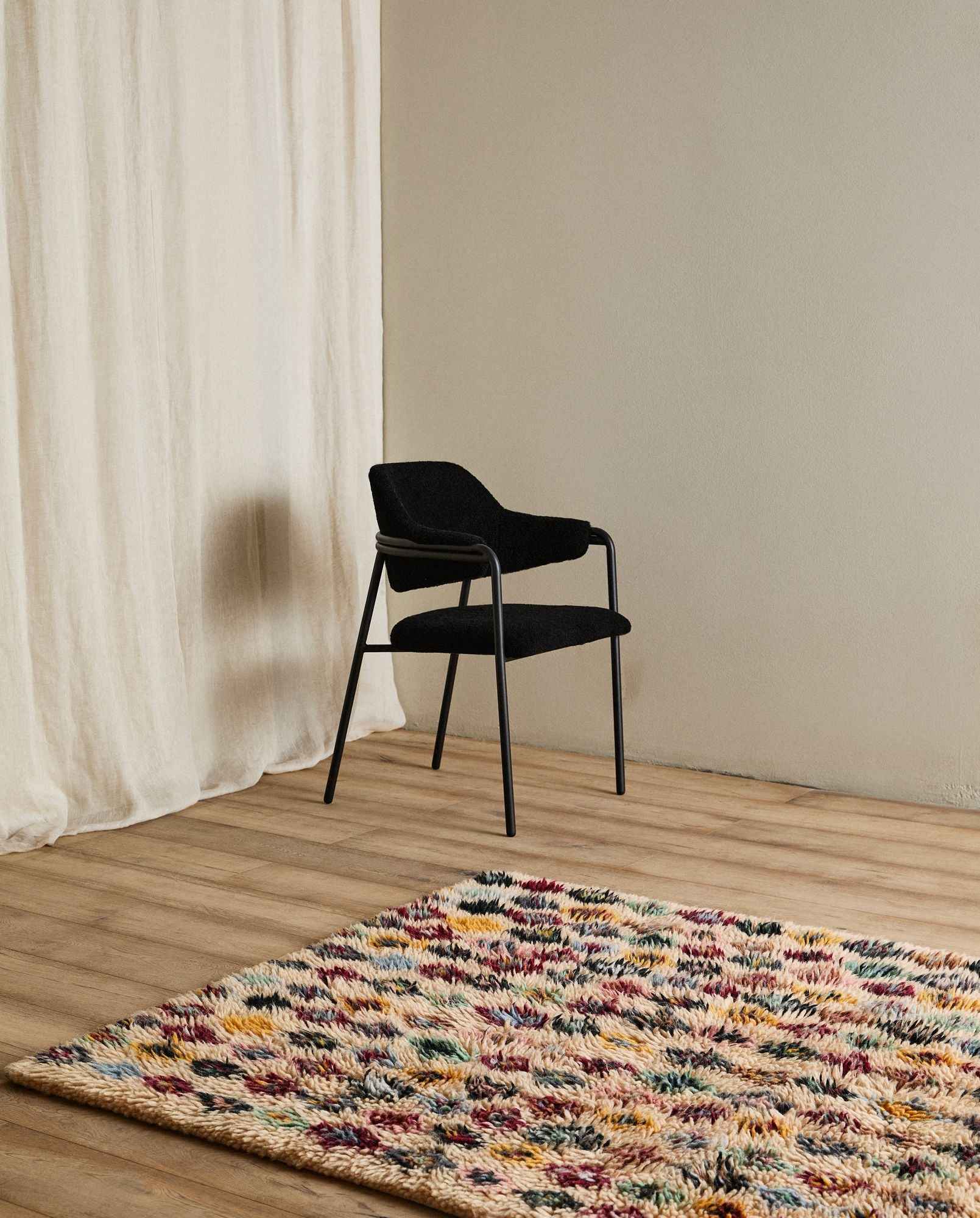 Bambua Poppy tappeto 200x140 misto lana colorato